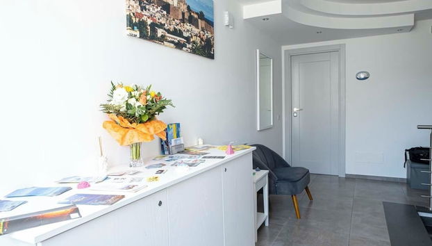 Zona de estar del vestíbulo