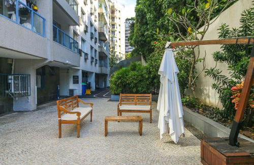 Flat no Humaitá com Piscina e Academia - Foto 43