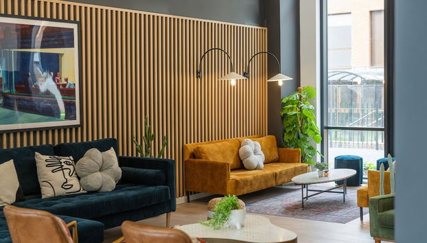 Zona de estar del vestíbulo