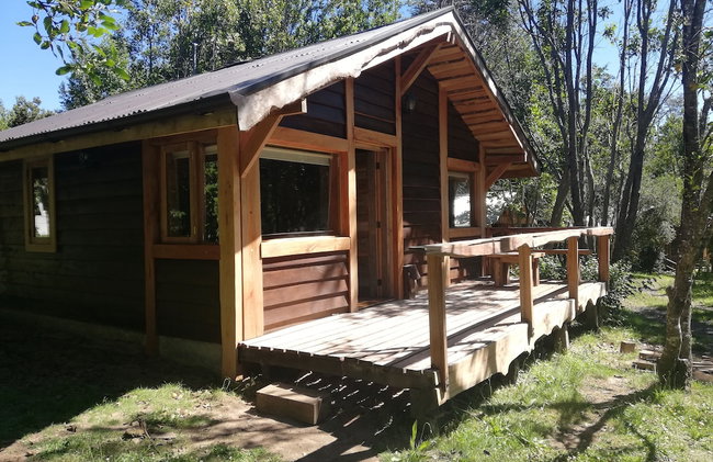 Wonderful Rustic Cabin 2, With Native Logs, on the Banks of the Trancura River - Foto 16