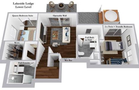 Lakeside Lodge with Studio Apartment - Foto 48