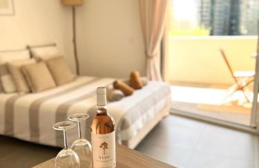 Luxueux Studio Neuf - Frontière Monaco - Piscine - Parking privé - Foto 13