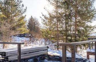 Walk to Village! Stunning timber chalet! Hot-Tub, Bonfire & more! - Foto 3