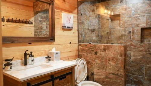 Unique Cabin Sauna Hot Tub FirePit Games - Foto 4