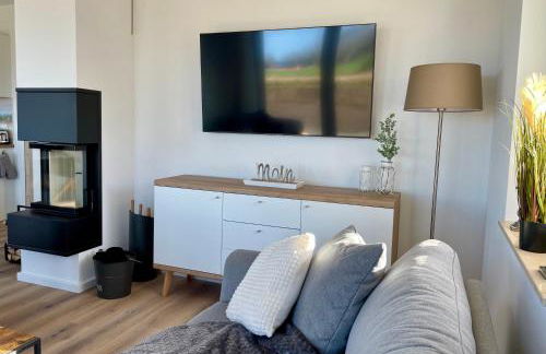 Reetdach-Ferienhaus "ANNI" mit direktem Meerblick, Sauna und Kamin - Foto 16