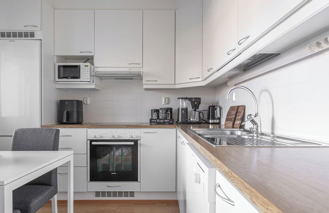 Homelike 1BR Apt. with Sauna & Parking - Foto 6