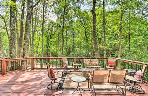 1 Mi to Marina Lake Toxaway Cabin with Fire Pit - Foto 24