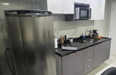 Studio 64 novo bem equipado com ar condicionado, cozinha completa, até 4 pessoas - Centro Mogi - Photo 7