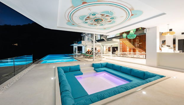 Villa Murano 9BR with Panoramic Sea View - Foto 3, Salón en el vestíbulo