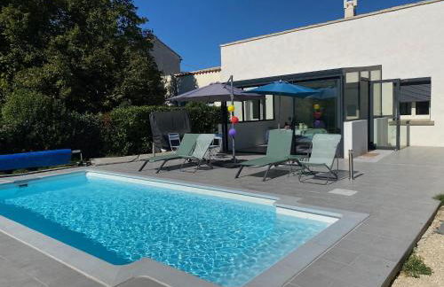 Chez Simone, maison calme et indépendante, piscine - Foto 16