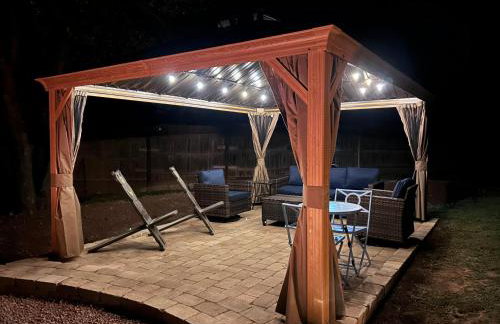 Pine Cabin with Fire Pit and Gazebo - Steps to Trails - Photo 24