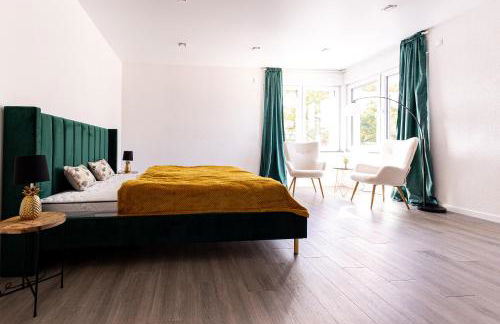 Design Apartment zentral für 6 in Andernach: Ausblick, WiFi, Küche - Foto 1