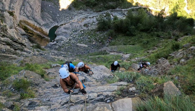 Via ferrata dans la vallée de Tena