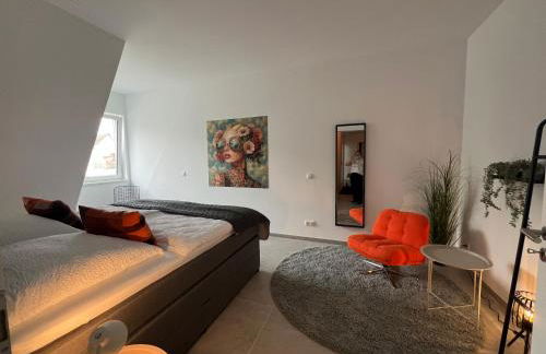 Design am Rhein I Zentral I 2BR I Aufzug I Dachterrasse I Parken I helloYOU apartments x BRIGHT Collection - Foto 6