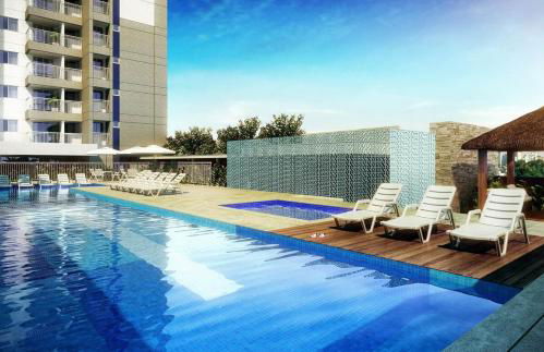 Alto padrão com ar, garagem, sacada integrada - Foto 12