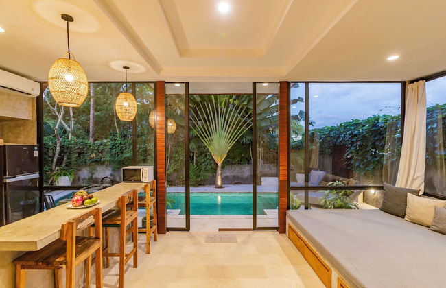 Azure 2BR Modern Private Pool Villa in Pererenan - Photo 26