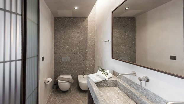 A UNIQUE VILLA IN KOKKINO HORIO - Foto 5, Baño