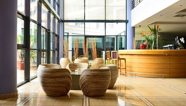 Zona de estar del vestíbulo