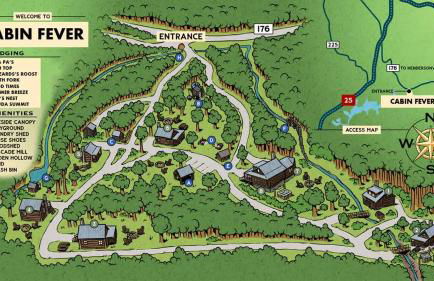 Bird's Nest cabin at Cabin Fever in NC - Foto 24