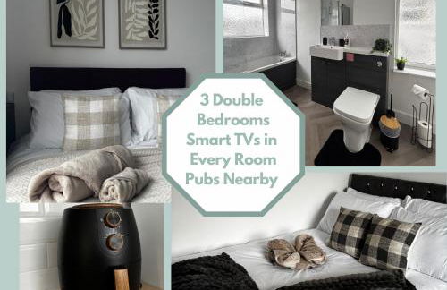 Comfortable 3BR Home, Guests 7, Fast Wi-Fi, & Nearby Pubs - Foto 5