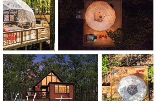 Cozy Chalet & Luxe Domes Retreat w Stunning Views - Foto 1