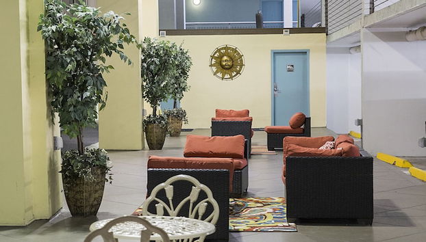 Zona de estar del vestíbulo