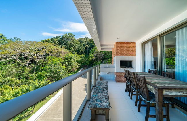 Apto vista mar 4 dormitórios e piscina - Foto 29