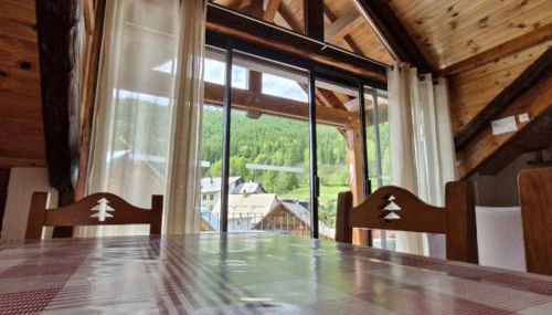 Chalet 11 pers, 5 ch, pied des pistes, balcon, parking, Wi-Fi, cheminée, Serre Chevalier - FR-1-762-27 - Foto 5