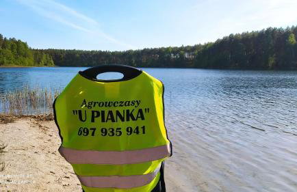 Dom drewniany na Kaszubach, rzeka, las, pola, niedaleko jeziora - Foto 24