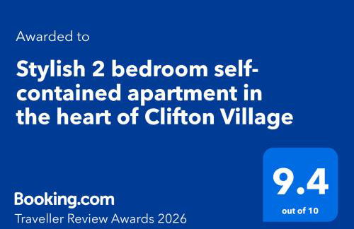 Stylish 2 bedroom self-contained apartment in the heart of Clifton Village - Foto 2
