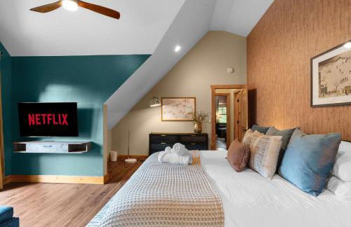 Luxury Chalet, Firepit, Sauna, Pet Friendly, 5 mins to Windham Mtn resort - Foto 84