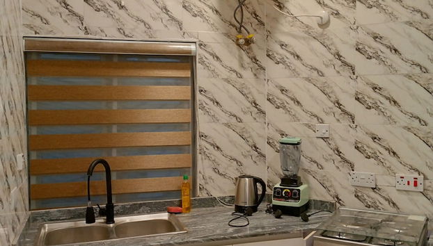 Inviting 2-bed Apt With Parking in Ifako-ijaiye - Foto 4, Cocina privada