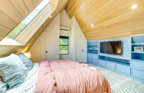 A-Frame Cabin with Deck Near Cedar Creek Lake - Foto 12