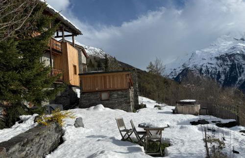 Chalet authentique avec jacuzzi proche de Val d'Isère - Foto 7