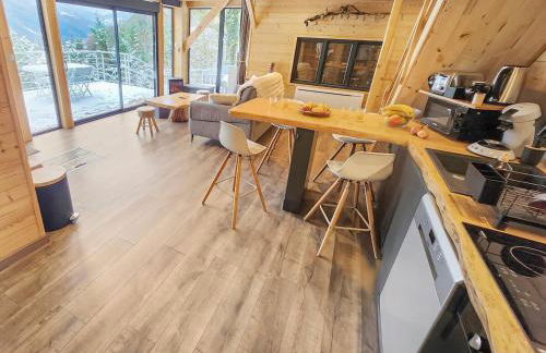 Chalet Cocoon en lisière de forêt, avec grande terrasse, et vue 'waouh' - Foto 3