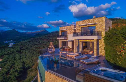 Paleokastro Villas with Private Heated Pool, Top Views - Next To Center - Top WiFi - Photo 74