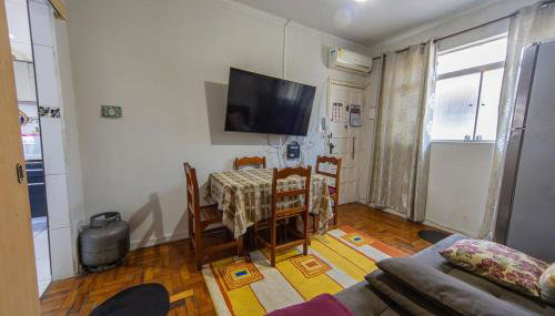 Apto 2 Quarto com Ar Condicionado em Vila Mathias - Foto 2