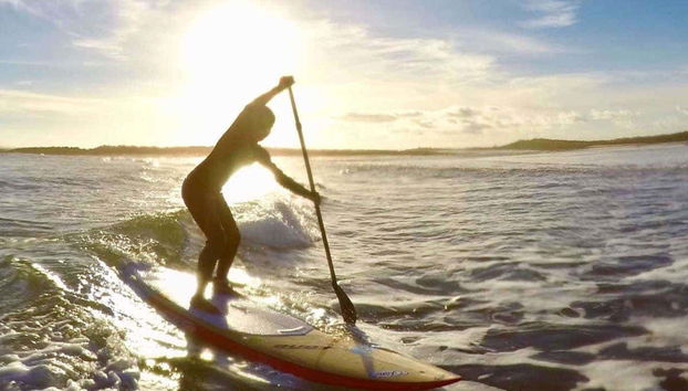 Llegando a la orilla