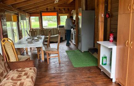 Słońce i Woda - 2 domki nad brzegiem jeziora Śniardwy z własnym pomostem, zejściem do wody i przecudnym widokiem na jezioro - Foto 14