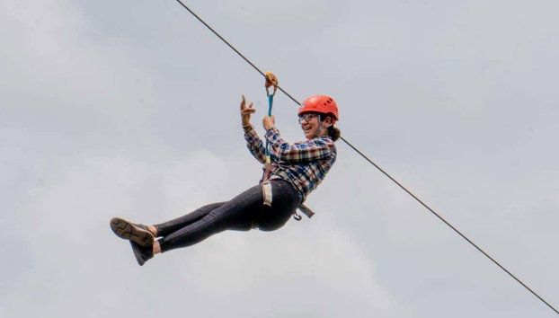 Excursión a una destilería de mezcal de Etúcuaro - Foto 2, Lanzamiento en tirolina