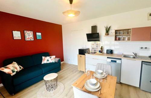 Le Courvoisy, Studio avec piscine, près Groupama Stadium et Salle Arena - Foto 1