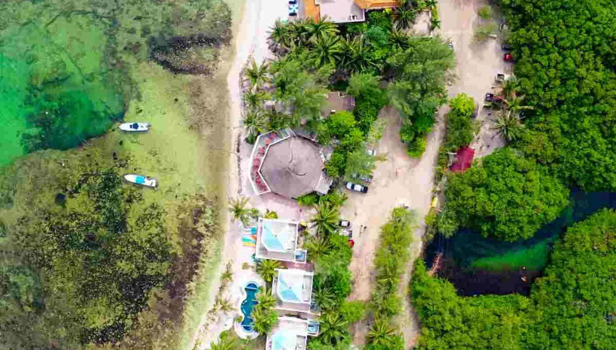 Batismo de mergulho em Tulum