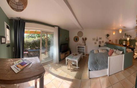 Grand studio neuf en rez de jardin avec terrasse - Foto 7