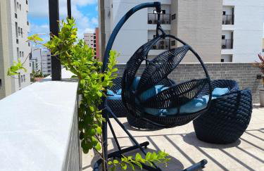 Lindo Studio com rooftop e piscina - Foto 15