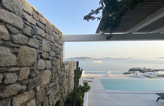 Mykonian Luxury Villa Azure w View Pool - Foto 62