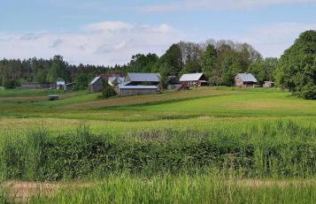Zielony domek nad Marychą w Budwieć - Foto 49