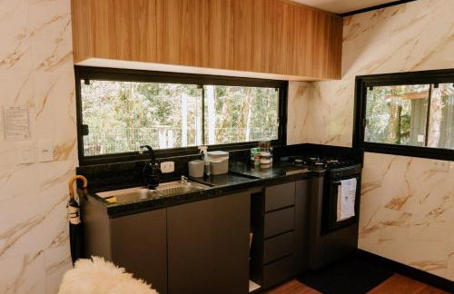 Chalé para 4 pessoas, 2km do Centro, Pet Friendly, Wi-fi 1GB, Lareira e Ar condicionado - Foto 20