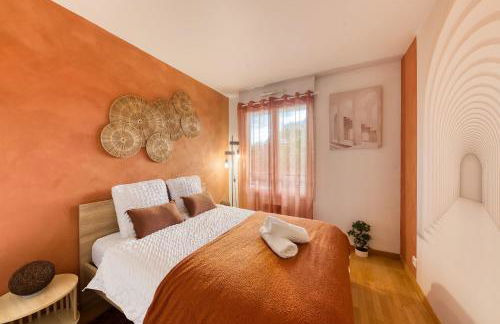 L'îlot Zen- Idéal pour famille-Groupe-Pro-Double Parking-highwifi-Aeroport Orly 8min-Paris30min - Foto 12