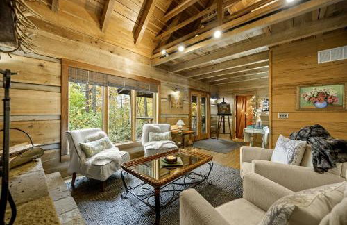 Impressive Log Cabin with Fireplace, Fire Pit and Hot-tub in Unionville, Indiana - Foto 10
