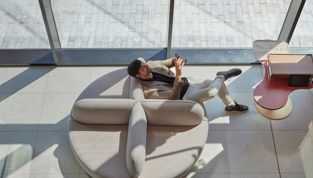 Sala de estar do lobby